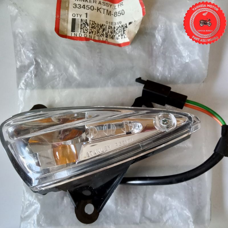 LAMPU SEIN DEPAN KIRI SUPRA X 125 OLD ORI AHM 33450-KTM-850