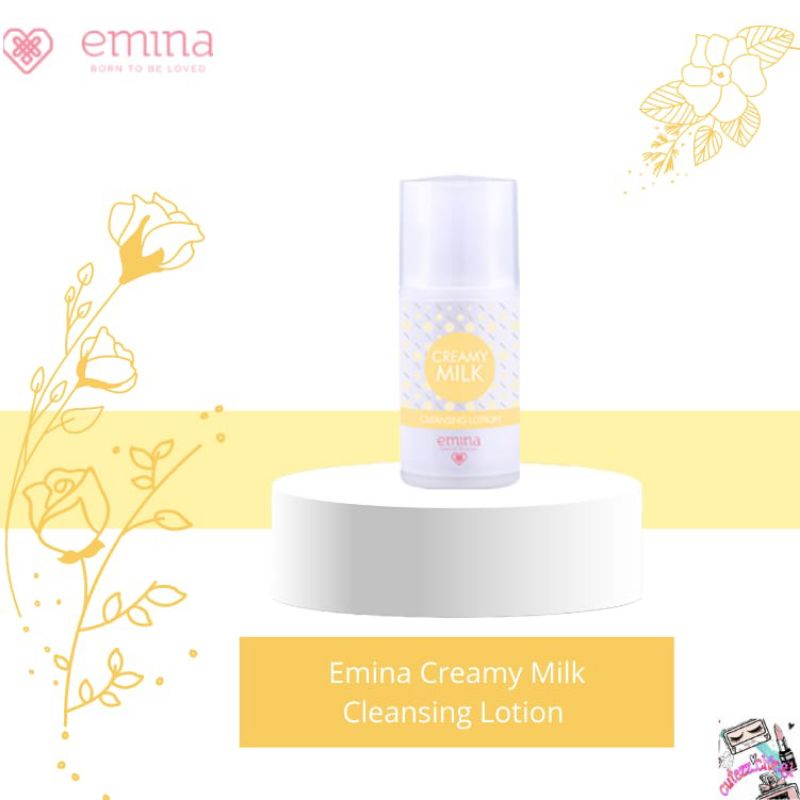 ☃Cutezz_Ching1☃Emina Creamy Milk Cleansing Lotion 50ml