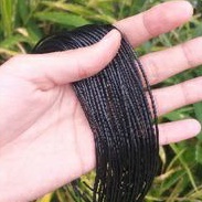

Tali Korea, Tali Waterproof Hitam per Meter (Wax Cord)