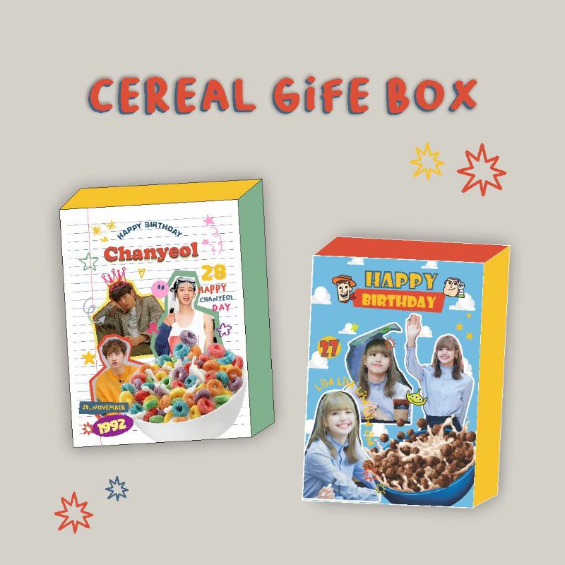 

cereal box custom