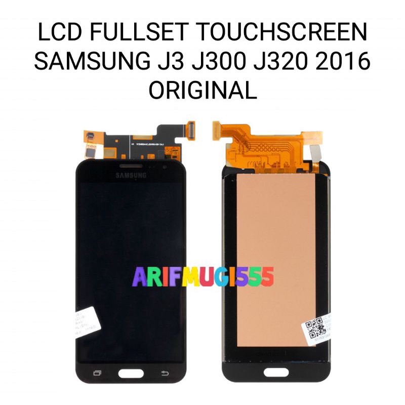 LCD Samsung J3 / LCD Samsung J300 / LCD Samsung J320 2016 Fullset Touchscreen Original