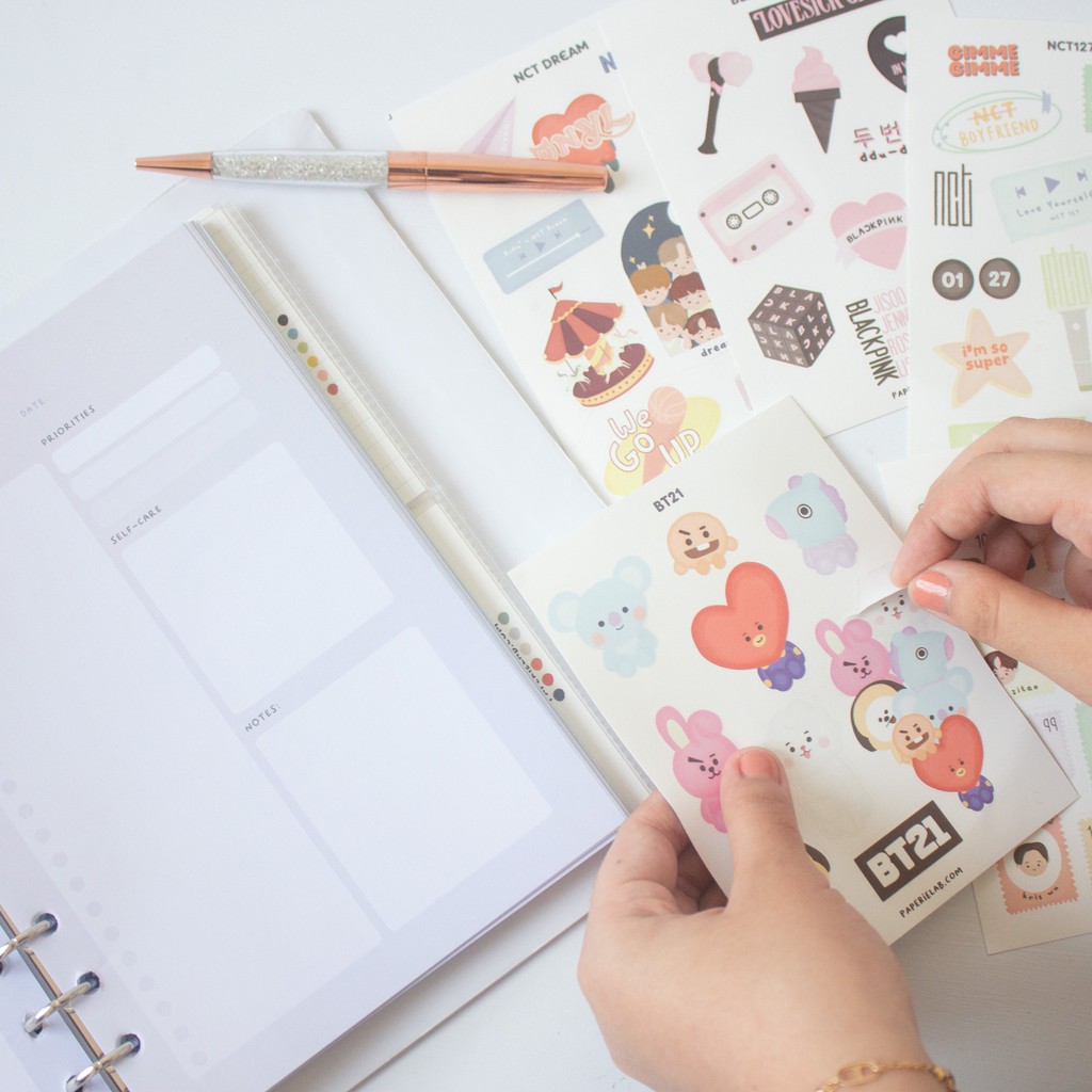 Paperie Lab - Stickers Sheet A6 ( K-POP Series )