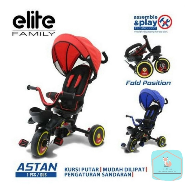 Sepeda Anak Roda Tiga Family Elite Astan Supreme