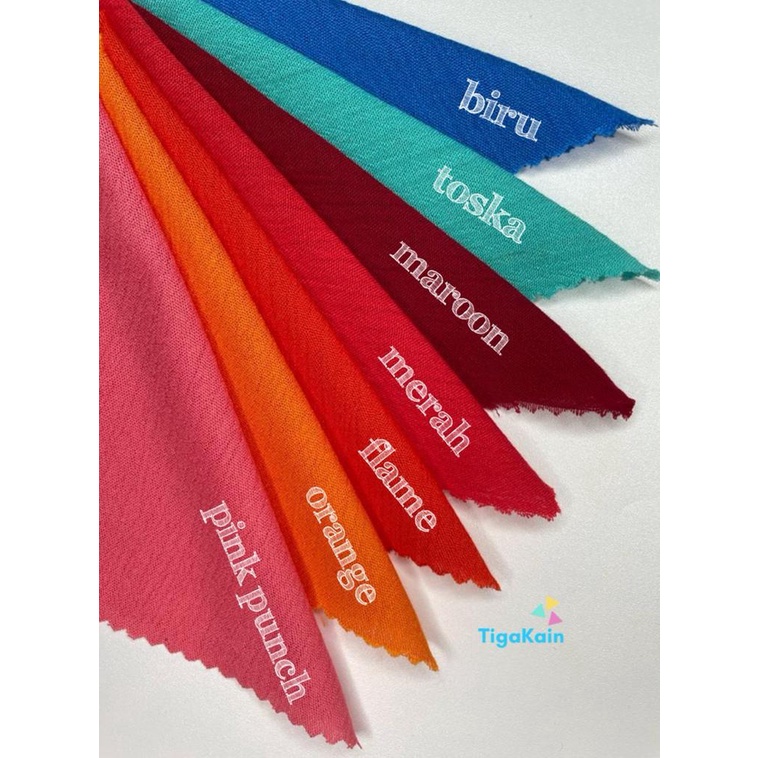 1 Meter Kain Rayon Crickle/ Rayon Crincle