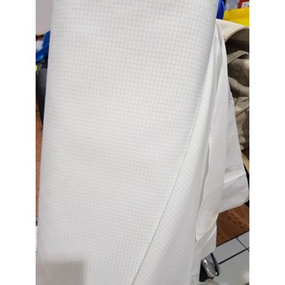Jual kain waterproof ripstop putih / kain anti air, bahan dingin ...