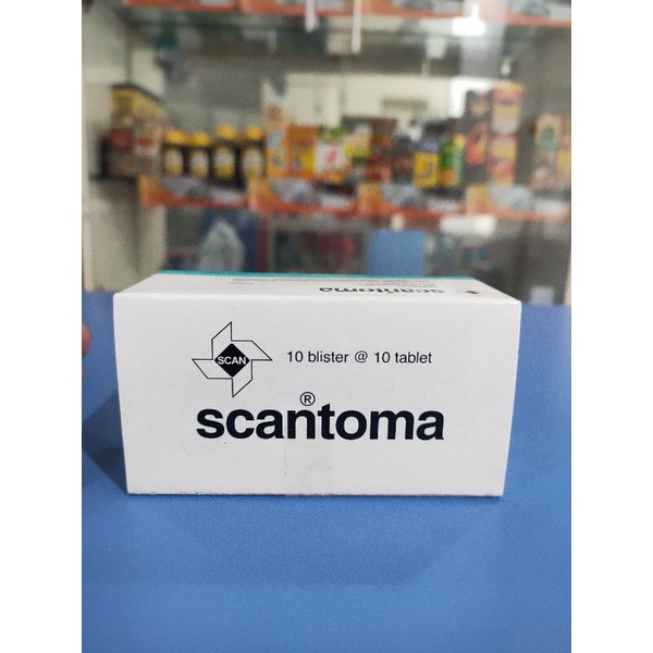 SCANTOMA Bismuth subsalicylate 375 mg  10 tablet /strip