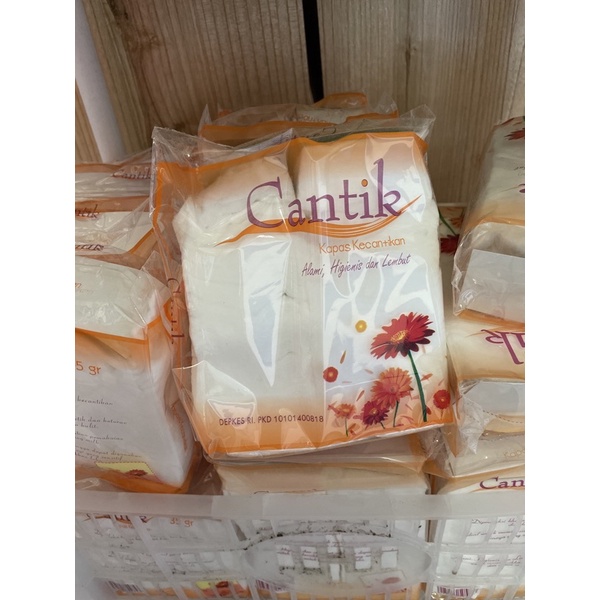 kapas kecantikan cantik