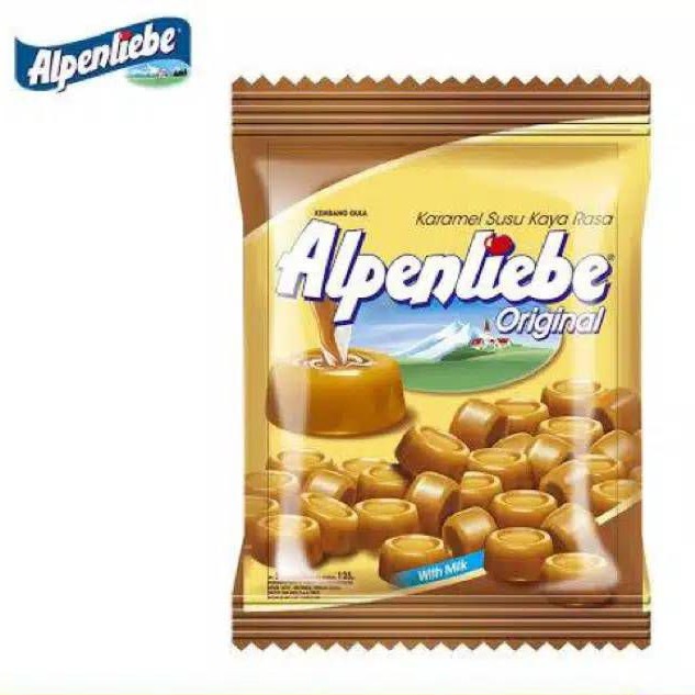 

Alpenliebe Permen Caramel Sak 150gr (Isi 50 butir)