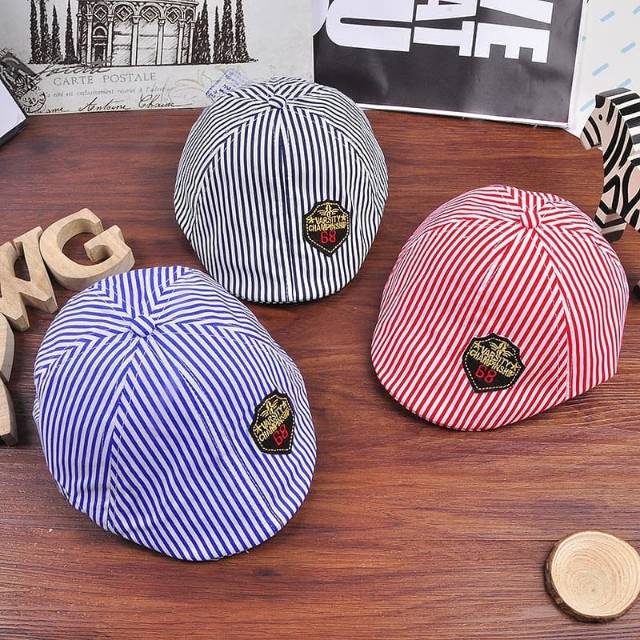 Topi anak fedora pet flat cap
