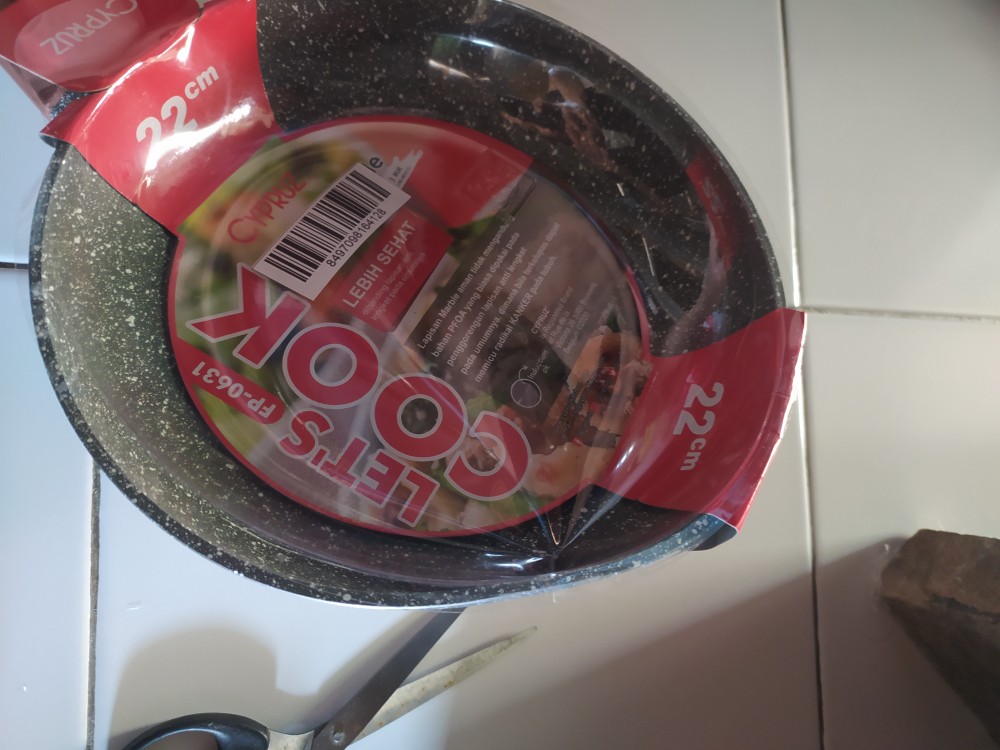 Cypruz Fry Pan Induksi Marble Series 22cm Fp-0631