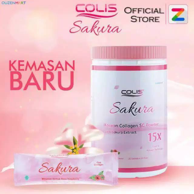CoLis sakura coLLagen minuma pemutih badan wanita