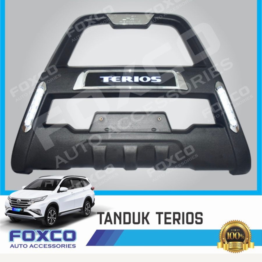 Tanduk Bumper Depan Rush /Terios Lama Led