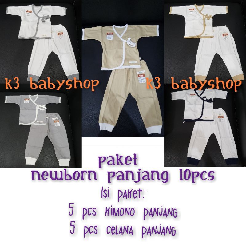 Paket Baju Bayi Newborn Aerilyn 0-3bln baju kimono bayi piyama anak newborn gift set kado lahiran