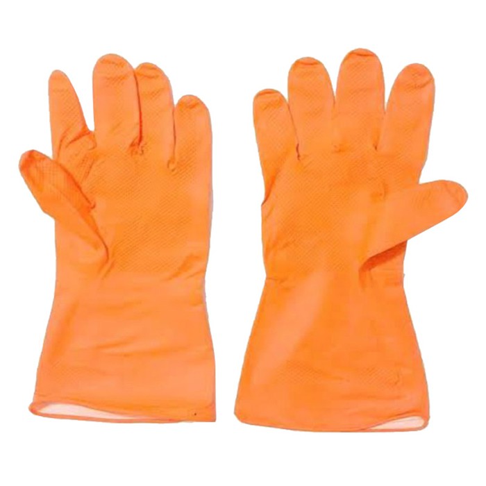 Sarung Tangan Karet Latex Orange Kenmaster Sarung Tangan Cuci Piring