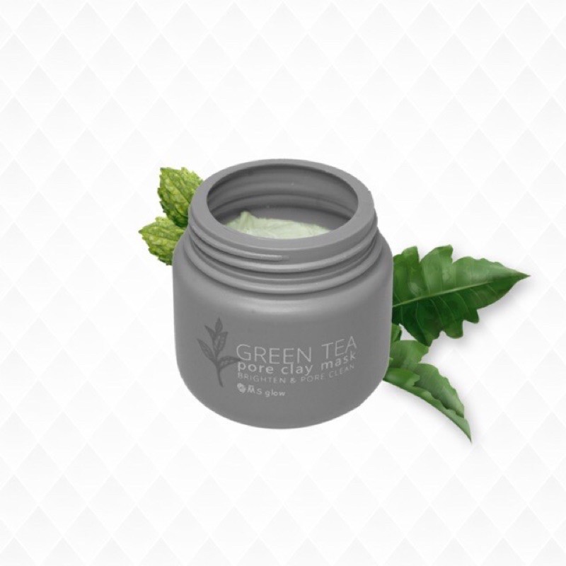 MS GLOW - (ori) clay mask green tea