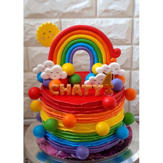 

KUE ULANG TAHUN RAINBOW NOMNOMCAKE