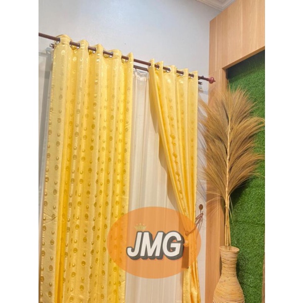 Gorden Smokering/Gorden Murah/Gorden Minimalis/Gorden Emboss/Gorden 5 Gelombang/Smokering Curtain