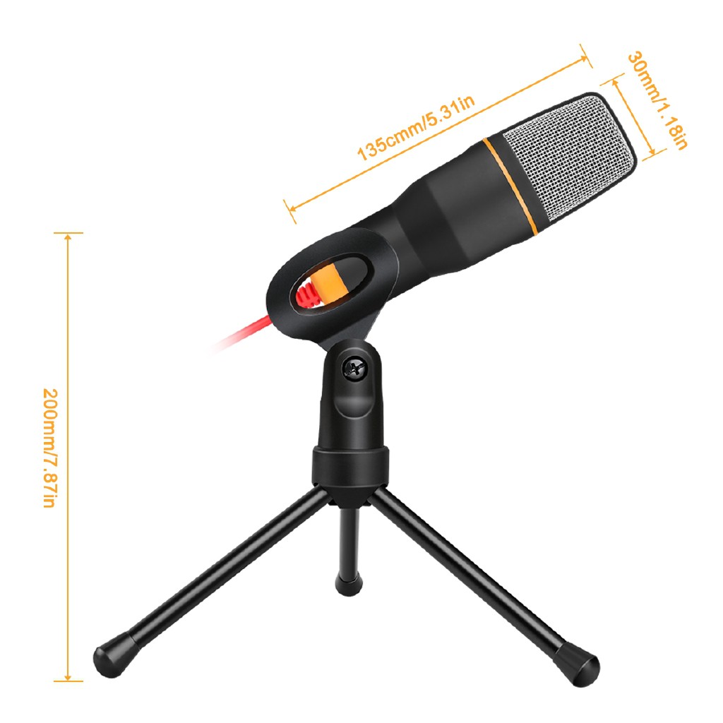 mic Microphone Condenser Studio vlog mikropon Stand Sound Podcast 3.5mm Sf-666 zoom bm1 Grab Medan