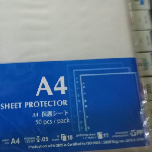 

Ω PP Pocket Clear Sheet Protector A4 Daichi isi 50 ♞