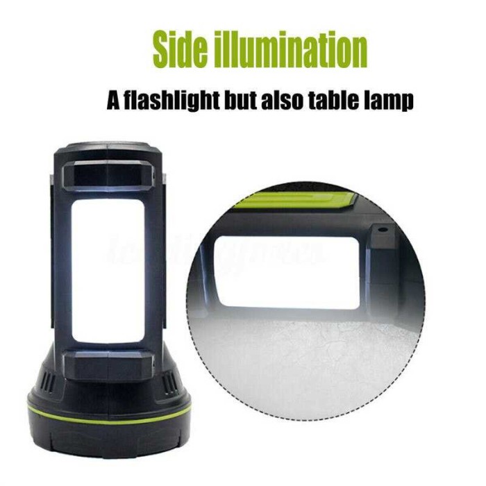 Senter Led Super Terang TaffLED Senter LED Super Bright Rechargeable 10W 13500 Lumens