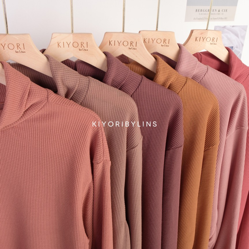 𝑲𝑰𝒀𝑶𝑹𝑰𝑩𝒀𝑳𝑰𝑵𝑺 Cleva Turtle Hilow Top Fashion Wanita Atasan Turtleneck Cewek Outfit Lebaran 2021-6