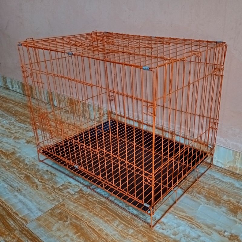 kandang kelinci kandang musang kandang kucing kandang anjing-Orange