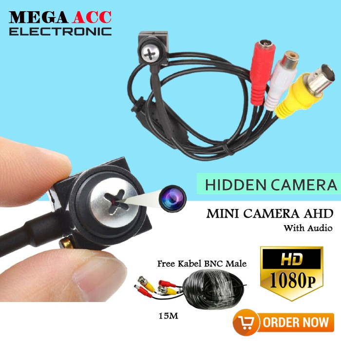 Jual Camera CCTV Mini AHD 1080P With Audio - Kamera Tersembunyi Model ...