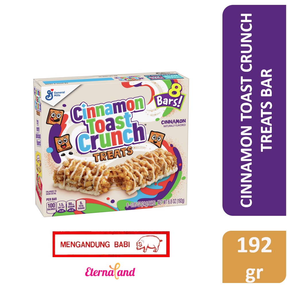 

Cinnamon Toast Crunch Treats Bar - NON HALAL