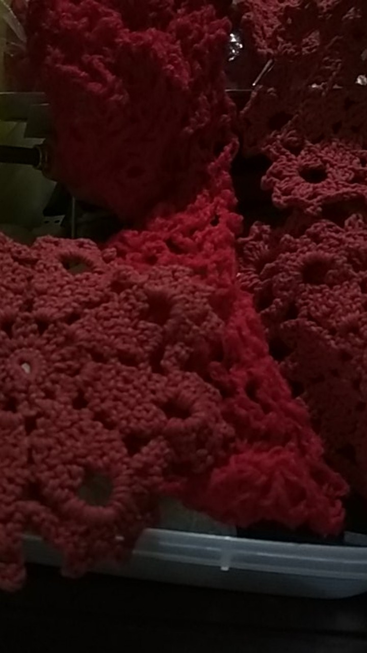 Suvenir Pernikahan / Tatakan Gelas Murah / Tatakan Gelas Rajutan / Handmade / Grosiran