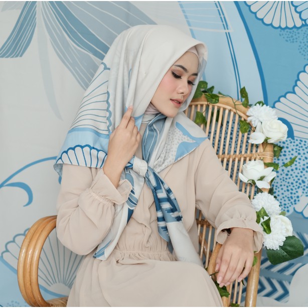 KERUDUNG SEGI EMPAT PRINTING MOTIF JILBAB SEGIEMPAT HIJAB SEGIEMPAT SCARF UMAIRAH