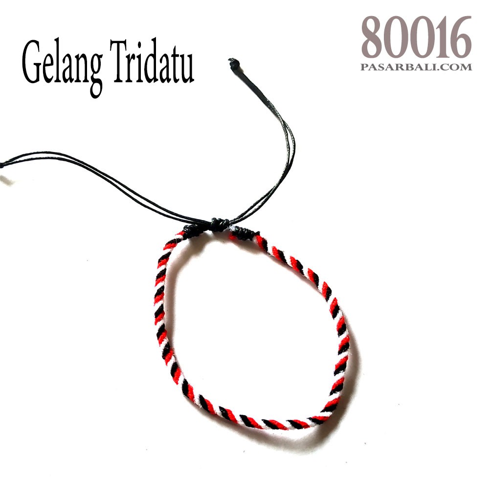 Gelang Tali TRIDATU Unisex Khas Bali