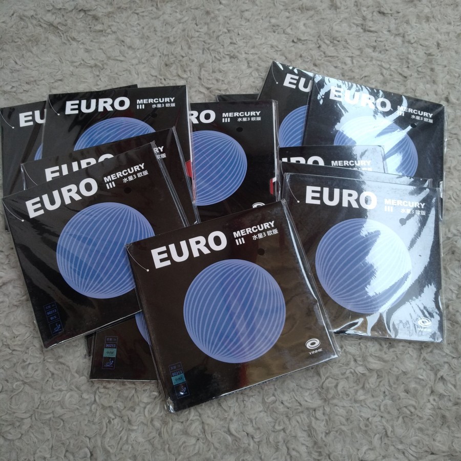 KARET PINGPONG TENIS MEJA YINHE MERCURY 3 EURO KARET MURAH RASA EROPA