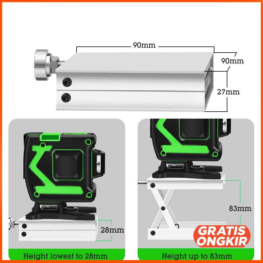 Mesin Self Leveling 12 Line Laser 3D High-precision - 3D-12