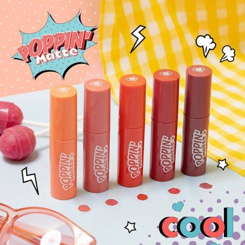 Emina Poppin Matte lipcream emina terbaru