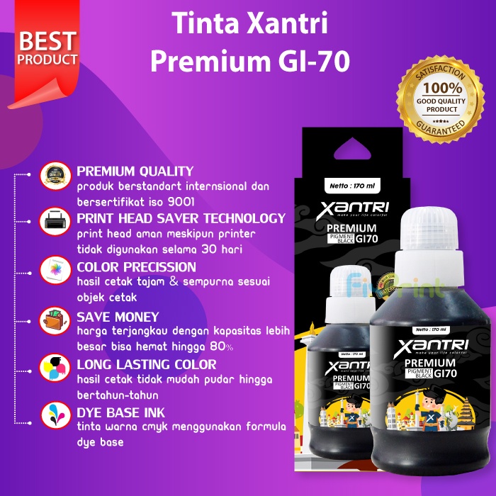 Tinta Pengganti Original GI 70 GI70 Compatible GM2070 GM4070