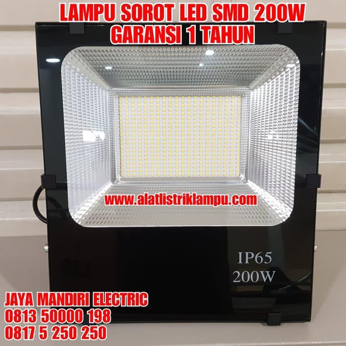 LAMPU SOROT LED SMD 200W KUNING FLOODLIGHT LED 200watt 200 W WATT - Kuning