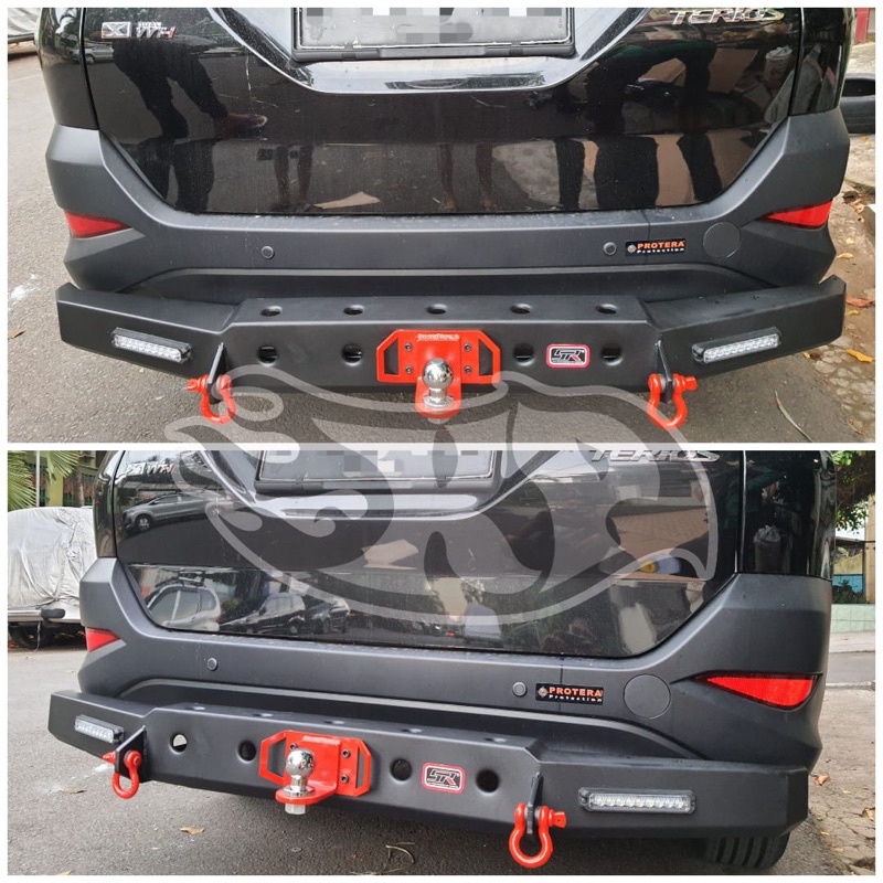 TOWING BELAKANG BESI ALL NEW RUSH/TERIOS 2018-2021 MDL OFFROAD RHINO GUARD