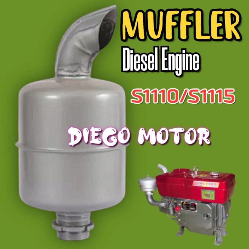 S1110 S1115 Muffler Silencer Knalpot Mesin Diesel DongFeng JiangDong Shark Tian li 20HP 24HP