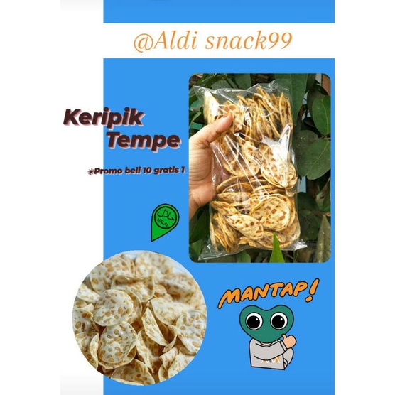 

100gr kiripik tempe original kiriuk