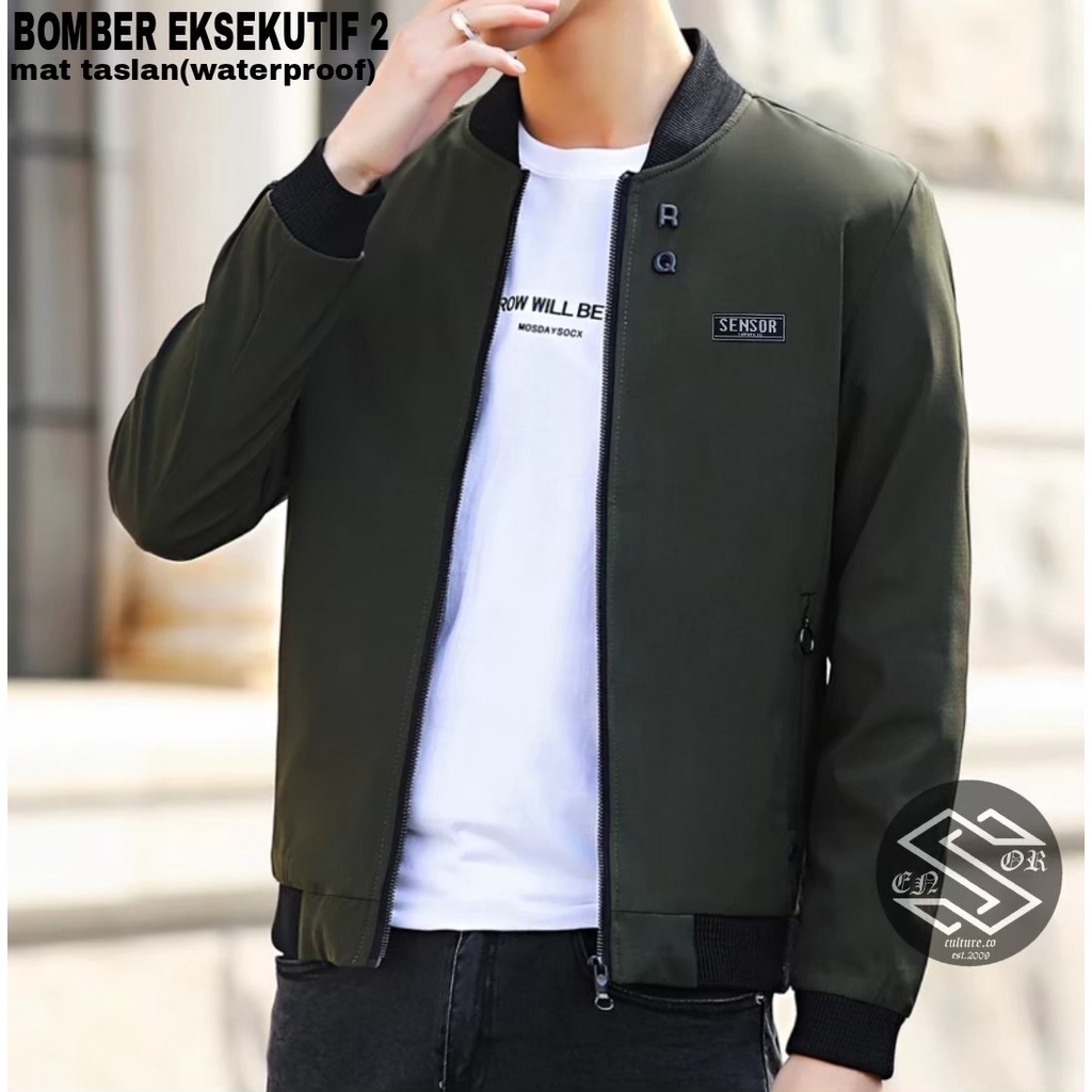 Drakstouns jaket bomber pria / JAKET PRIA BAHAN POLYESTER IMPORT TASLAND