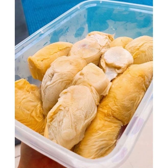 

Durian kupas medan manis pait legit