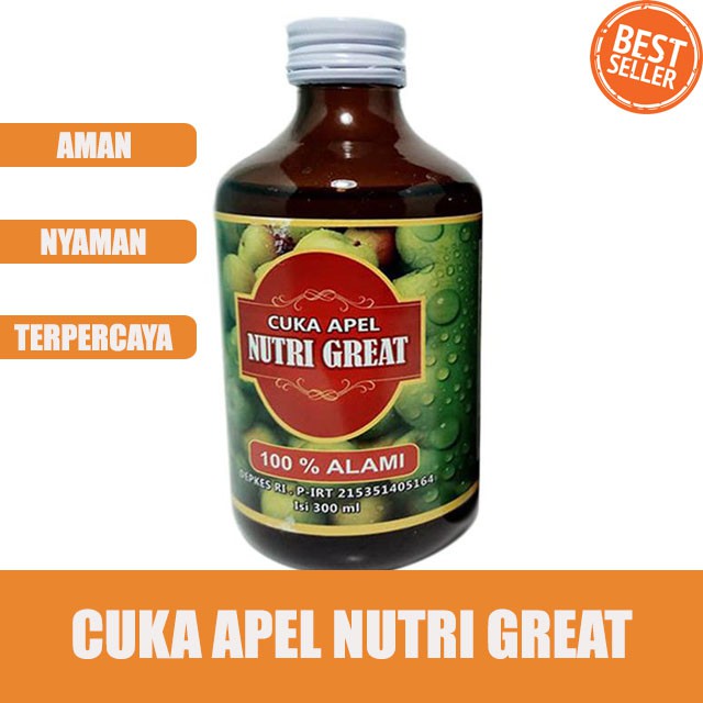 

FREE BUBLE Cuka Apel Nutri Great - Cuka Apel - Fermentasi Apel - ASLI