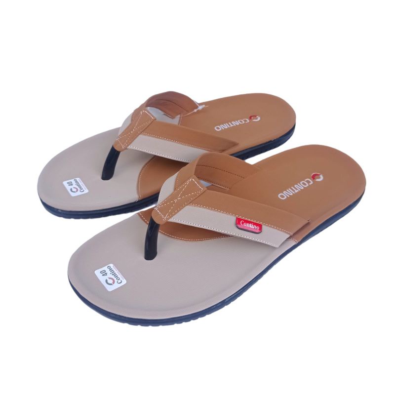 Sandal Jepit Distro Pria Contino Kami Jamin Sesuai Foto / Sandal Japit Pria Surfing / Sandal Casual Pria / Sandal Kulit Pria