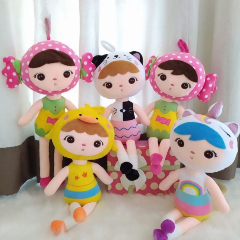 Boneka Metoo Angela New Arrival Tinggi 45cm Bahan Yelvo  Lembut Mainan Anak Perempuan