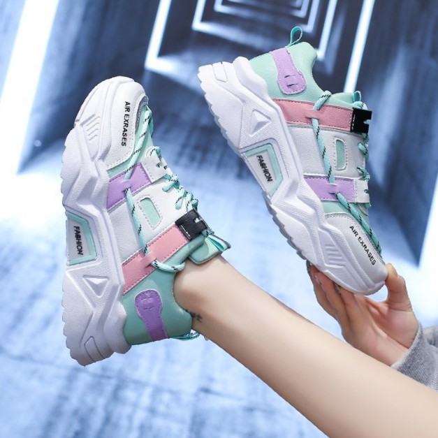 TBIG [COD] Sepatu Sekolah Sneakers Import AIR Shoes Fashion Wanita Sepatu Korea Style Sekolah K