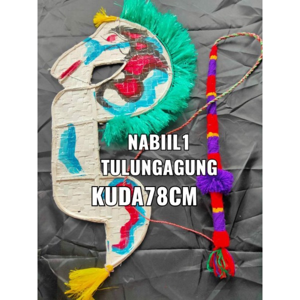 kuda lumping 78cm dan cambuk tari