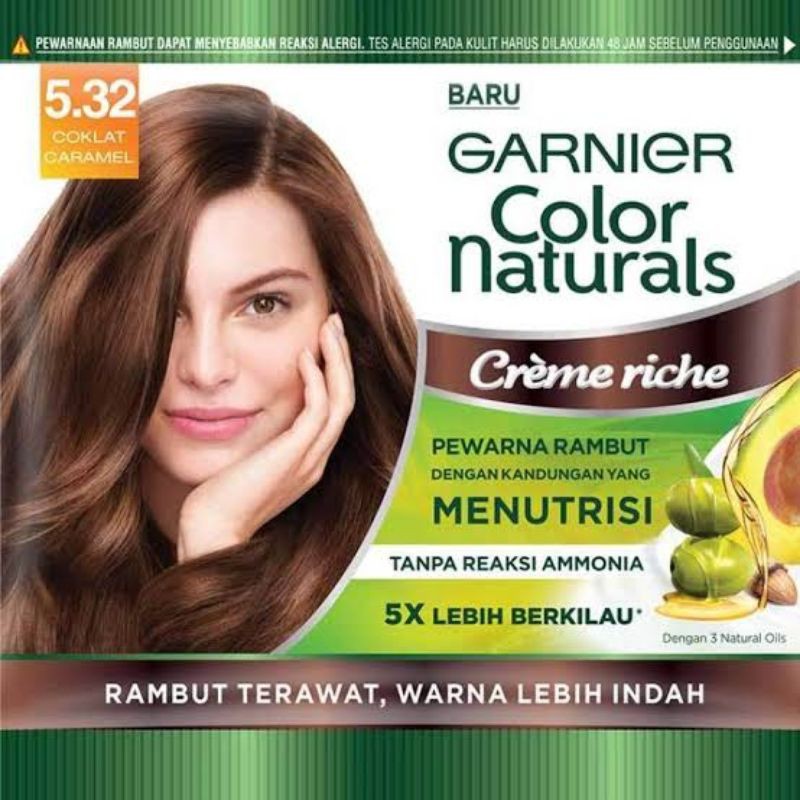 Garnier hair color 20ml + 20gr semir rambut
