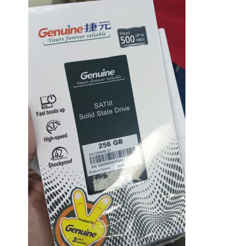 SSD GENUINE 128GB / 256GB / 512GB  / 1TB SATA III 2.5"