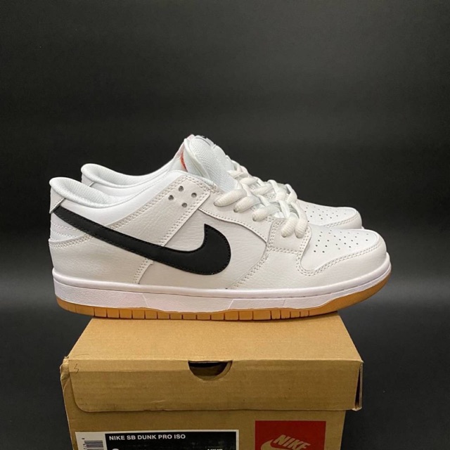 Jual NIKE SB DUNK PRO ISO WHITE/BLACK 