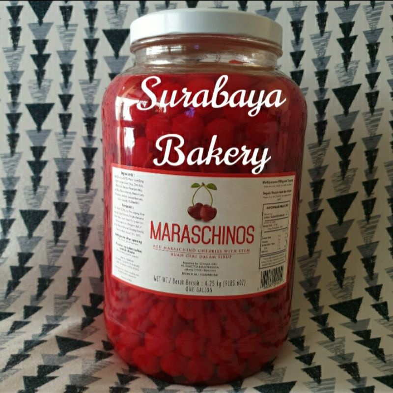 

Red Cherry MaraschinosBuah Cerry Dalam Syrup 4,25kg